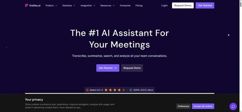 Fireflies.ai — найкращий, якщо працюєте в команді